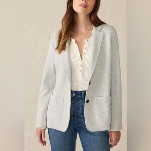 Faherty Light Gray Blazer